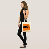 Tote Bag Halloween Boo ! (Devant (modèle))