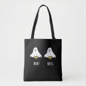Tote Bag Halloween Boo Ghost Bees Adult Funny (Devant)