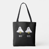 Tote Bag Halloween Boo Ghost Bees Adult Funny (Dos)