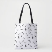 Tote Bag Halloween chauves-souris aquarelle (Devant)
