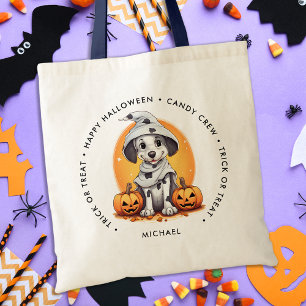 Tote Bag Halloween Chien Chien Chien Personnalisé Trick Ou