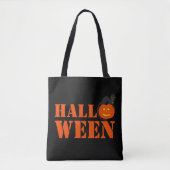 Tote Bag Halloween citrouille (Devant)
