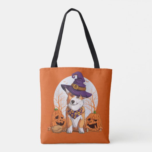 Tote Bag Halloween Corgi (Dos)
