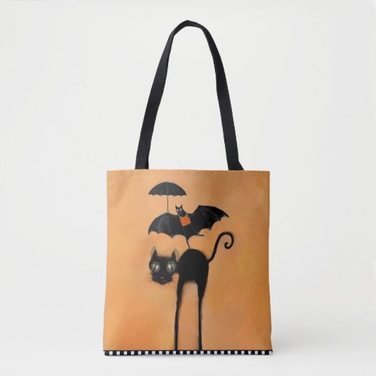 Tote Bag Halloween Créatif (Devant)