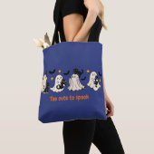 Tote Bag Halloween Cute Éffrayant Ghost Chat - Chat cadeau  (De près)