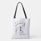 Tote Bag Halloween Danser Skeletons Drôle (Dos)