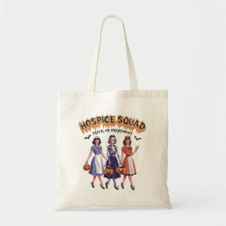 Tote Bag Halloween De L'Équipe D'Hospice Pour L'Infirmière