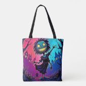 Tote Bag Halloween de nuit éffrayante conception créatrice (Dos)