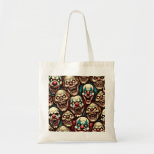 Tote Bag Halloween des clowns horrifiants