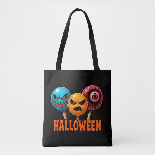 Tote Bag Halloween doux et sinistre (Devant)