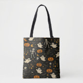 Tote Bag Halloween Drôle (Devant)