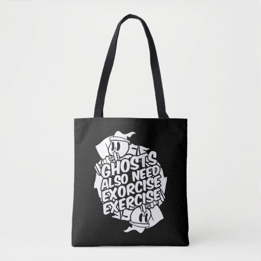 Tote Bag Halloween drôle (Devant)