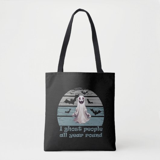 Tote Bag halloween drôle dire (Devant)