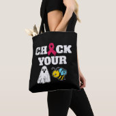 Tote Bag Halloween du cancer du sein (De près)