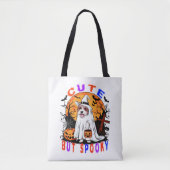 Tote Bag Halloween Éffrayant Cute Dog Artwork Pour Les Amat (Devant)