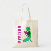 Tote Bag Halloween Éffrayant Trick ou traitement (Devant)