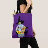 Tote Bag Halloween en cristal de sorcière méchante (De près)