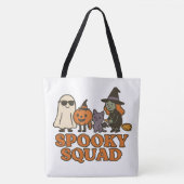 Tote Bag Halloween Équipe Squelette Mignonne Drôle (Devant)