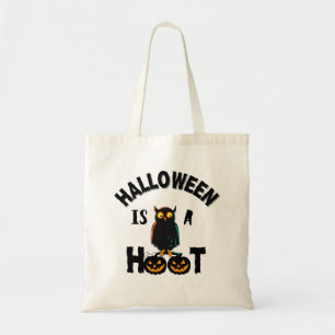 Tote Bag Halloween est une chouette éffrayante effrayante e