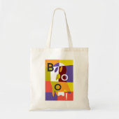 Tote Bag Halloween Fantôme Coloré Moderne (Devant)