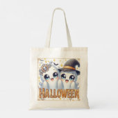 Tote Bag Halloween fantôme mignon (Dos)