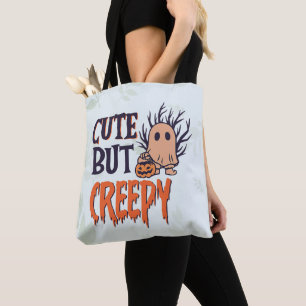 Tote Bag Halloween fantôme mignon mais Déplaisant