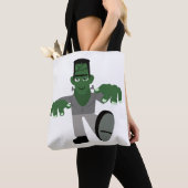 TOTE BAG HALLOWEEN FOURRE-TOUT FRANKENSTEIN (De près)