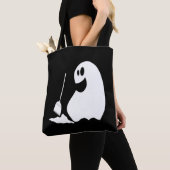 Tote Bag Halloween Ghost (De près)