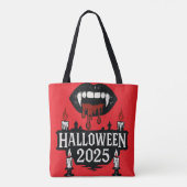 Tote Bag Halloween gothique Vampire (Dos)