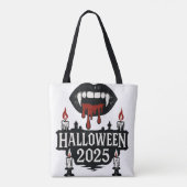 Tote Bag Halloween gothique Vampire (Dos)