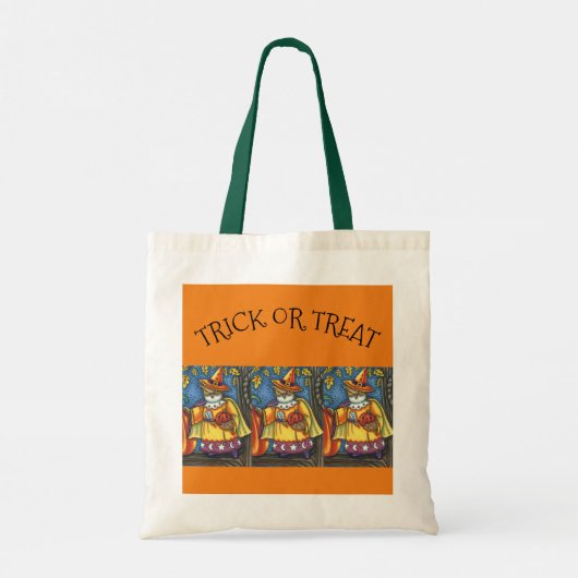 TOTE BAG HALLOWEEN HOTS, OWL WIZARD TRICK OU TRAITEMENT (Dos)