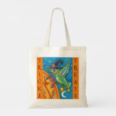 TOTE BAG HALLOWEEN HUMMINGBIRD, JACK CITROUILLE TRICK OU TR (Dos)