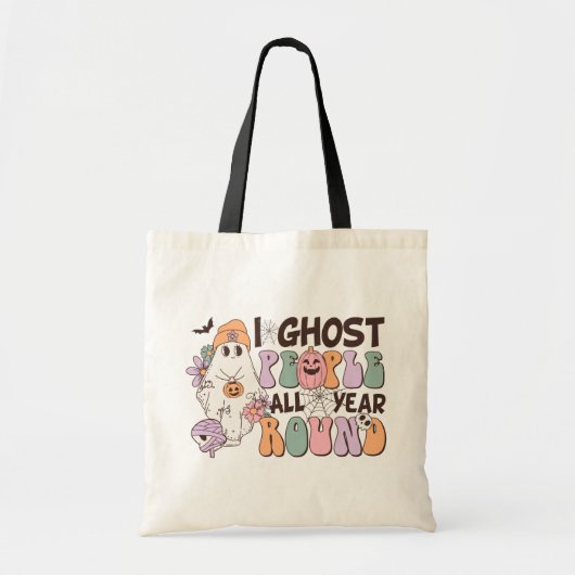 Tote Bag Halloween I Ghost People (Devant)
