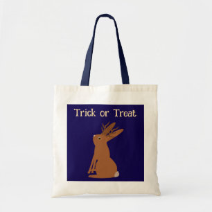Tote Bag Halloween Jackalope Trace ou traitement personnali