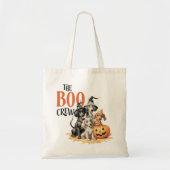 Tote Bag Halloween les chiens retro de l'équipage de Boo (Devant)