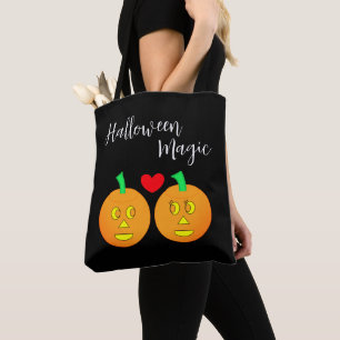Tote Bag Halloween magique : Noir