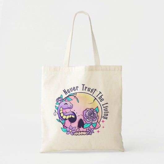 Tote Bag Halloween mignon crâne (Devant)