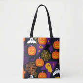 Tote Bag Halloween moderne et éffrayant (Devant)