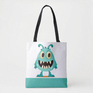 Tote Bag Halloween/Monstre/dessin animé 