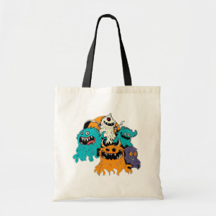 Tote Bag Halloween/Monstre/Octobre/Automne