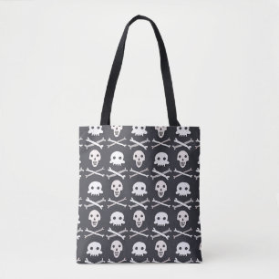 Tote Bag Halloween Motif coloré crâne
