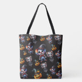 Tote Bag Halloween noir mignon (Dos)