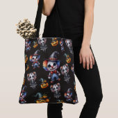 Tote Bag Halloween noir mignon (De près)