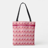Tote Bag Halloween Pastel Pink Too Cute Ajouter un nom (Dos)