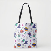Tote Bag Halloween pattern decoration (Devant)