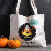 Tote Bag Halloween personnalisé Candy Corn Hater