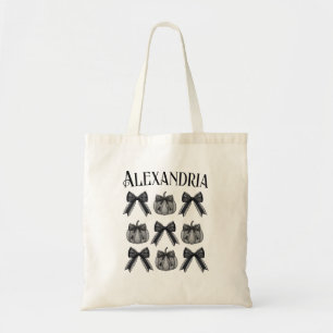 Tote Bag Halloween personnalisé Monochrome