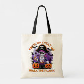 Tote Bag Halloween Pirate Trick or Treat or Walk the Plank (Dos)