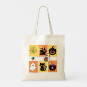 Tote Bag Halloween Postage Timbre Collection - Mignonne Éff (Dos)