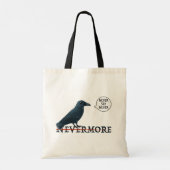 Tote Bag Halloween Raven : Ne jamais dire jamais (pas E.A. (Dos)